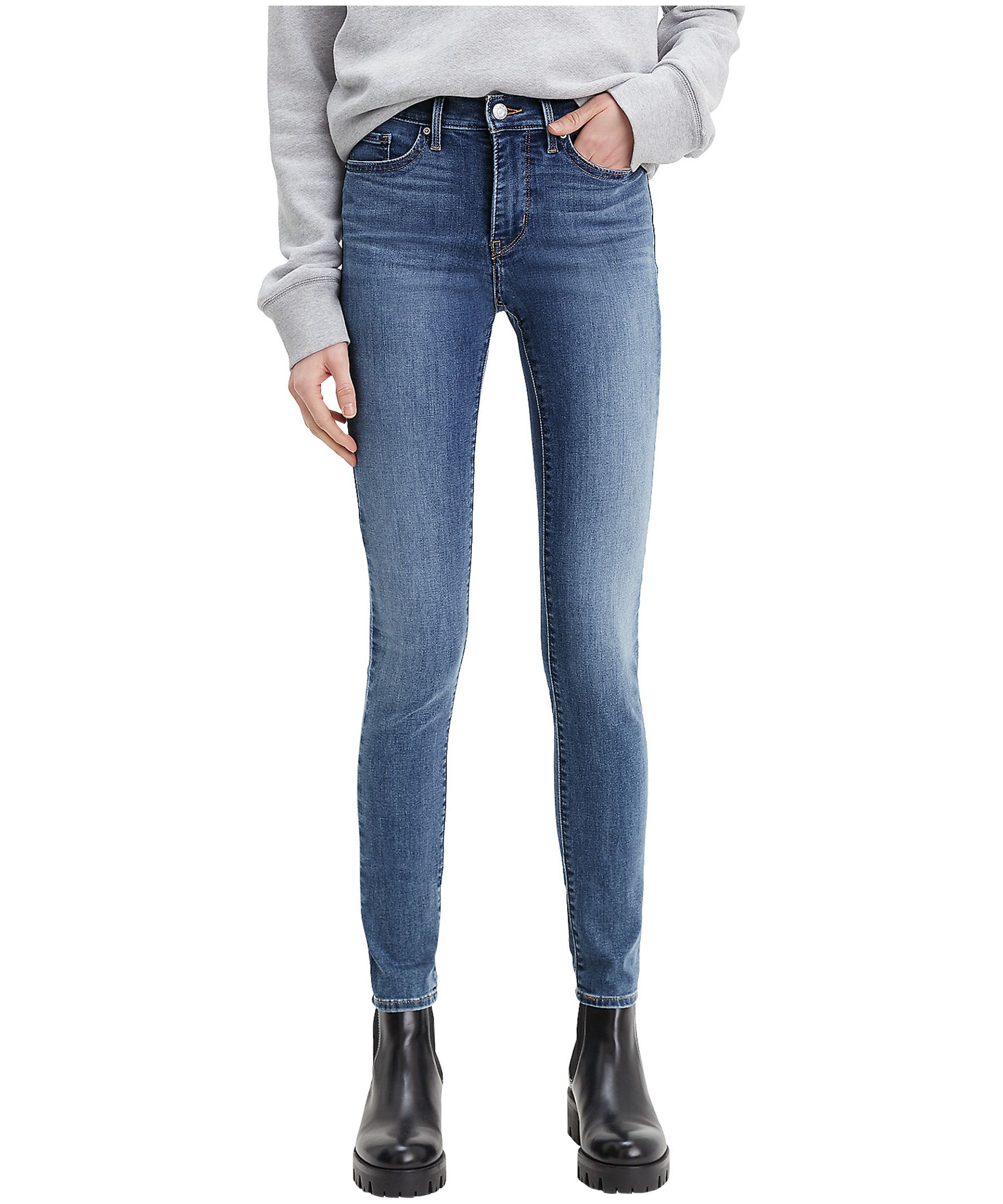 Levi's Women's 311 Shaping Mid Rise Skinny Jeans Lapis Gallop - Dark Stone  Wash