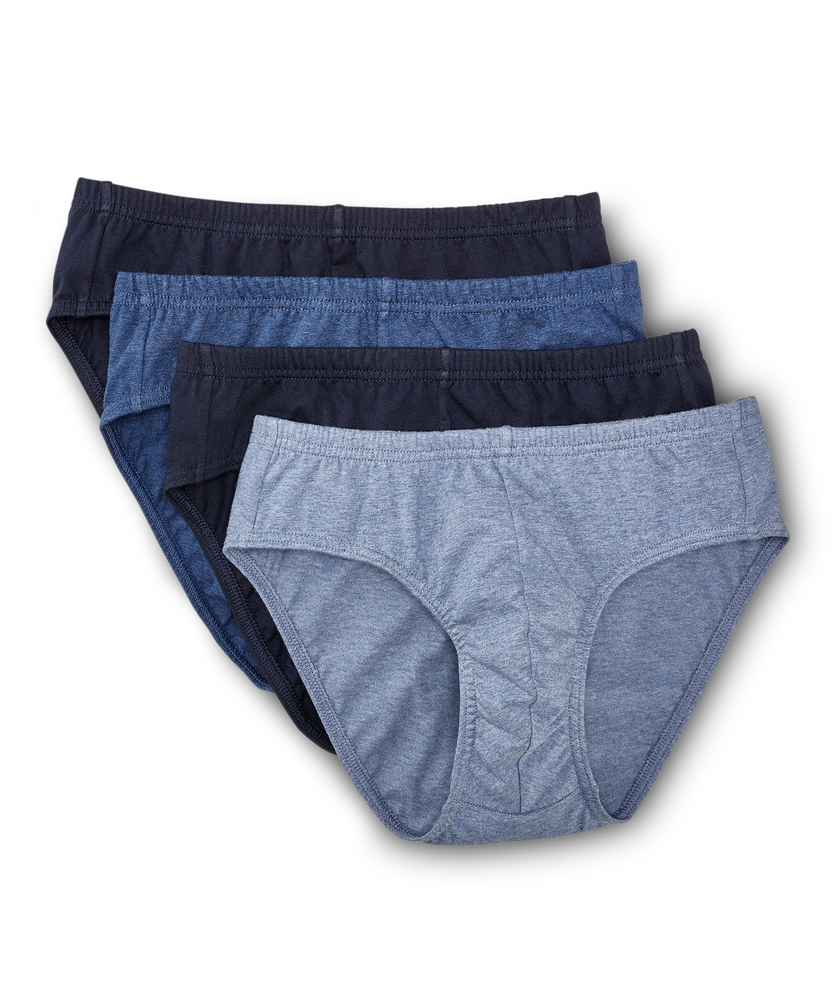 Denver Hayes Men's 4 Pack Classic Bikini Briefs Underwear