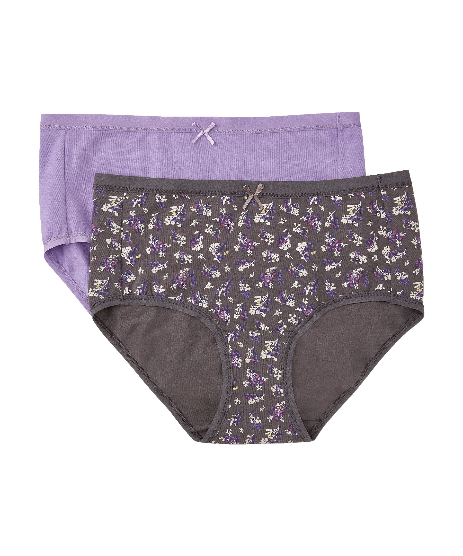 3,5,7 Pack Womens Briefs Lady Underwear Cotton Panties Assorted Colors  Prints