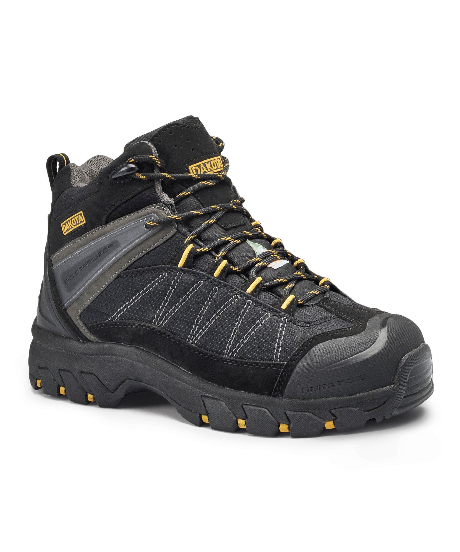 Dakota WorkPro Series Men's Mid Cut Duratoe FreshTech Work Boots - Black