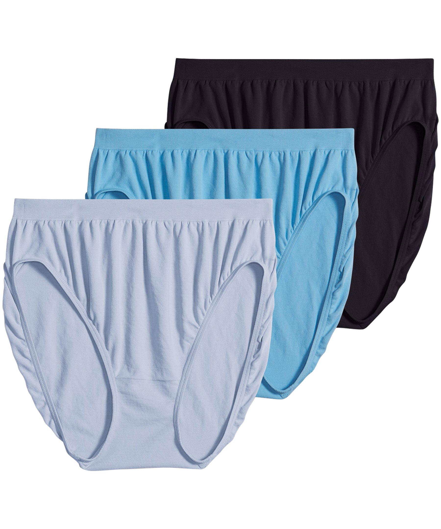 Jockey Women's Underwear Elance French Cut - 6 Pack, Ivory/Light
